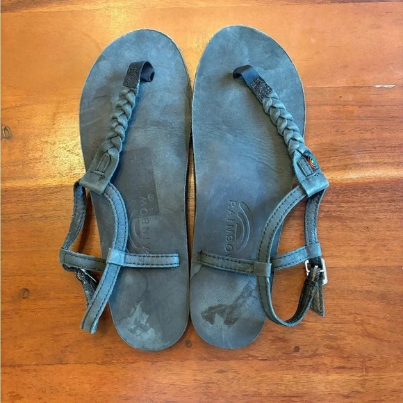 Rainbow T-Street Leather Sandals - Picture 2 of 6